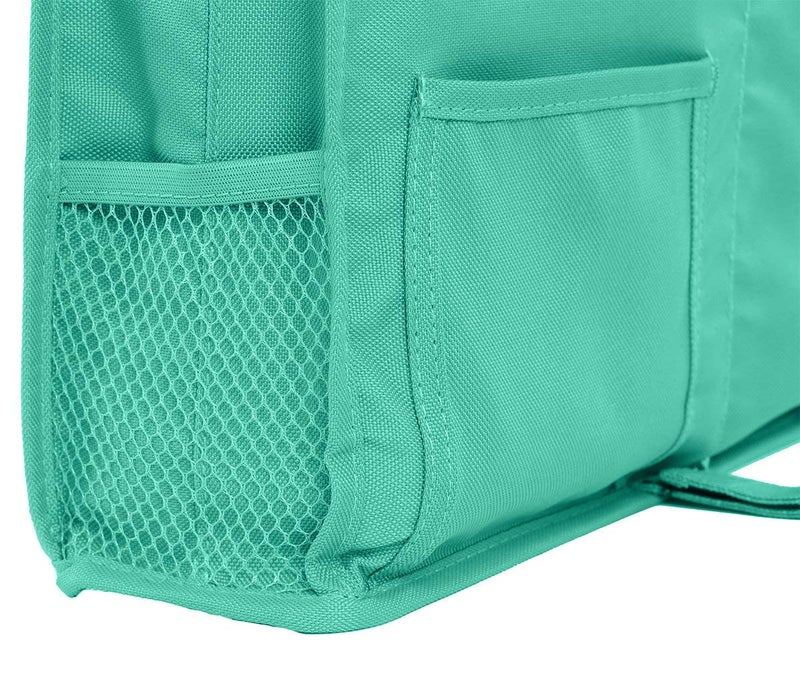 Sugaroom Bedside Storage Caddy, Bunk Bed Organizer Bed Storage Pocket Bedside Organizer Hanging Bed Storage Caddy for College Dorm Room, Hospital Bed Rails, Baby Bed, Camp (Green) - Image 5